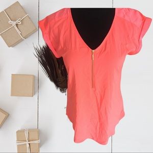 EXPRESS - Bright Peach blouse - Size S